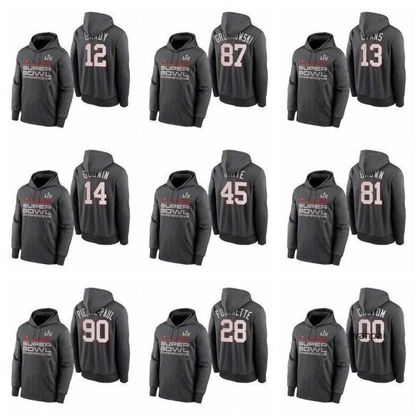 12 tom brady 87 rob gronkowski 13 mike evans tampa bay super men buccaneer champions locker room football hoodie bowl''nfl'&#, Black
12 tom brady 87 rob gronkowski 13 mike evans tampa bay super men buccaneer champions locker room football hoodie bowl''nfl'&#, Black