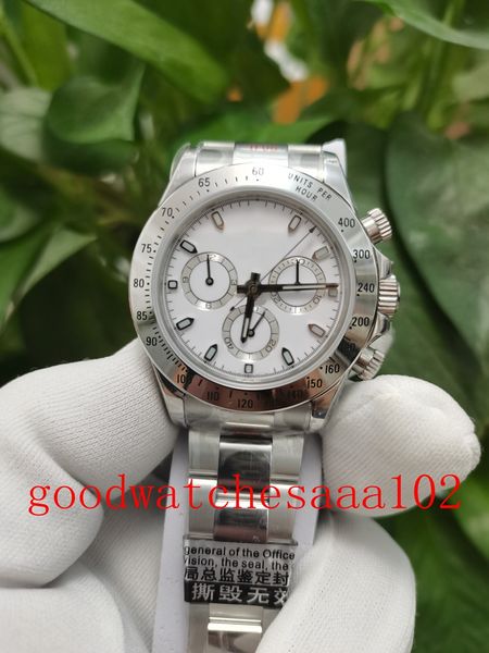 tw new version men's wristwatches 40mm white dial 116515 116503 116520 automatic chronograph 7750 movement stainless steel bracelet men, Slivery;brown
tw new version men's wristwatches 40mm white dial 116515 116503 116520 automatic chronograph 7750 movement stainless steel bracelet men, Slivery;brown