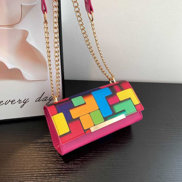 rainbow stripe contrast women's bag 2022 new versatile lovely flip small square bag chain strap crossbody shoulder bag
rainbow stripe contrast women's bag 2022 new versatile lovely flip small square bag chain strap crossbody shoulder bag