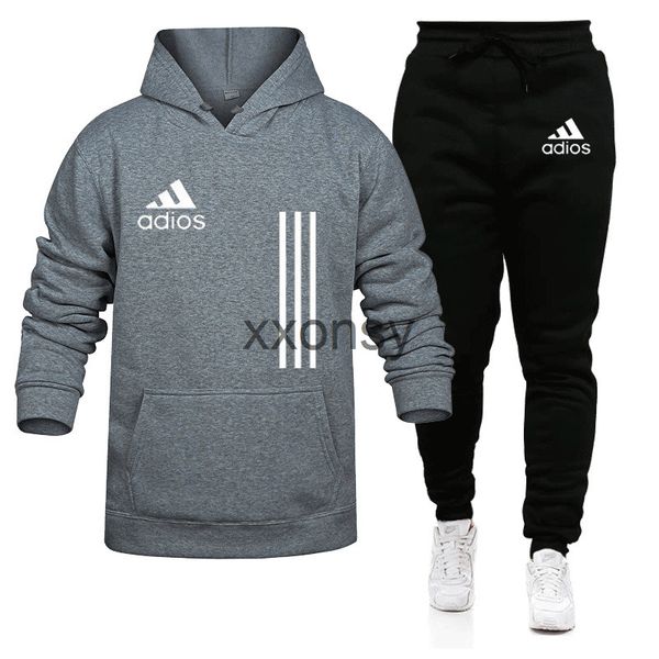 2022 winte designer tracksuits winter autumn casual harajuku men hoodies sets patchwork sweatshirt sweatpants male track suit streetwear vbh, Gray
2022 winte designer tracksuits winter autumn casual harajuku men hoodies sets patchwork sweatshirt sweatpants male track suit streetwear vbh, Gray