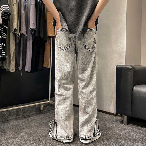 jeans men's autumn version 2022 new product nostalgic high street men's oversize pants split button trousers, Blue
jeans men's autumn version 2022 new product nostalgic high street men's oversize pants split button trousers, Blue