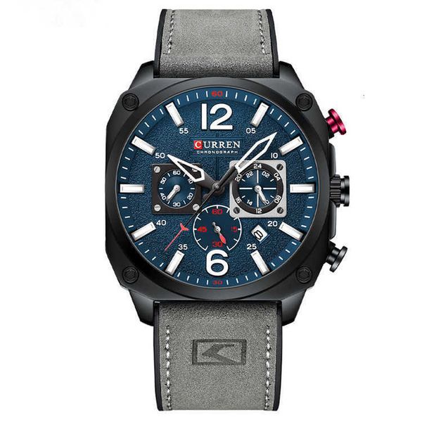 watches seller mens watch 44mm fashion waterproof es belt sixpin calendar quartz zmff, Slivery;brown
watches seller mens watch 44mm fashion waterproof es belt sixpin calendar quartz zmff, Slivery;brown