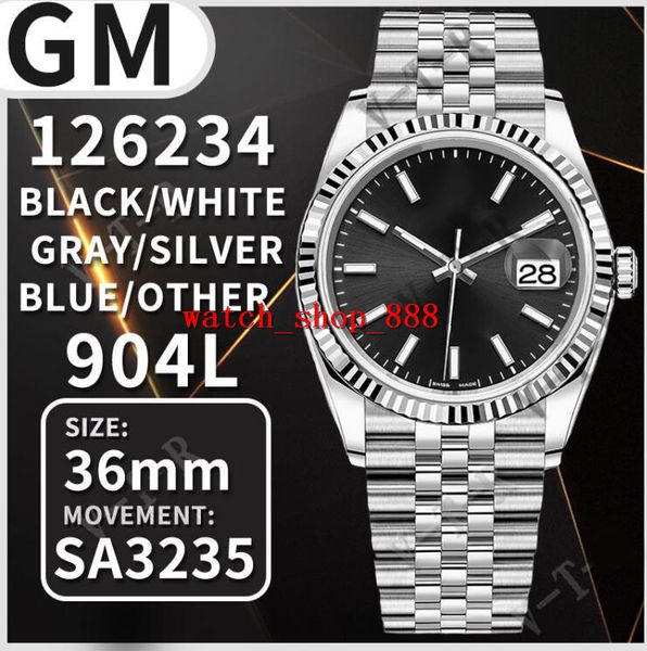 2022 new style swiss cal.3235 movement edition mens datejust 36mm 126234 jubilee band v3 904l gmf gm factory watch men's automatic watc, Slivery;brown
2022 new style swiss cal.3235 movement edition mens datejust 36mm 126234 jubilee band v3 904l gmf gm factory watch men's automatic watc, Slivery;brown