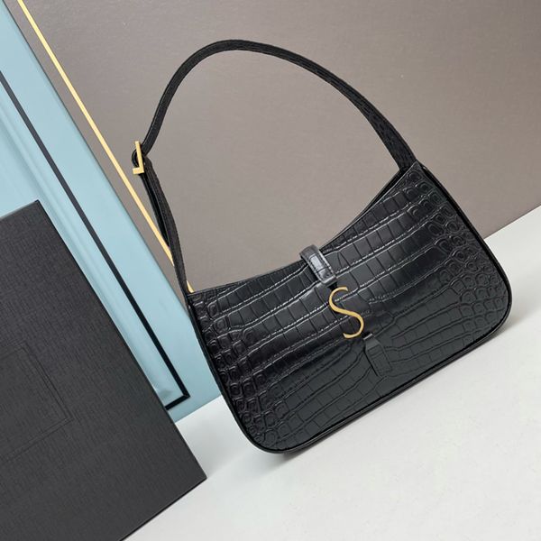 2022 quality crocodile armpit bags womens classic alligator leather designer handbags for woman shoulder bags black fashion bag wholesale
2022 quality crocodile armpit bags womens classic alligator leather designer handbags for woman shoulder bags black fashion bag wholesale