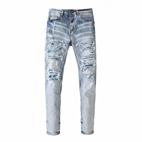 men's jeans 2021am male brand ripped fashion denim pants blue color patch trousers young trendy slim y1yz#
men's jeans 2021am male brand ripped fashion denim pants blue color patch trousers young trendy slim y1yz#