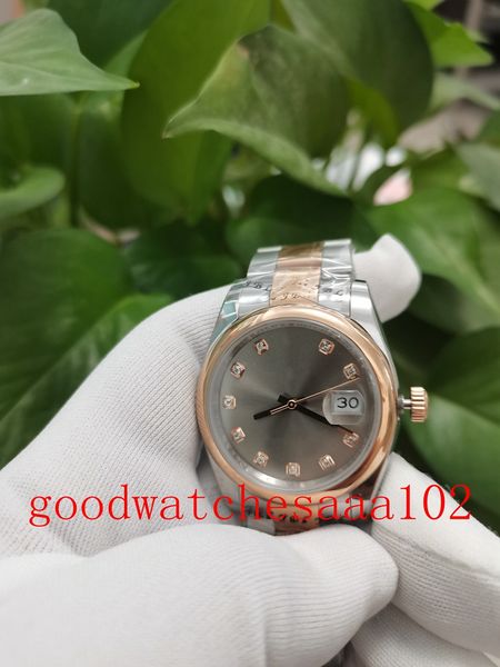 new version fashion wristwatches 36mm gray dial 126201 automatic eta movement 18k yellow gold stainless steel bracelet men's ladies wat, Slivery;brown
new version fashion wristwatches 36mm gray dial 126201 automatic eta movement 18k yellow gold stainless steel bracelet men's ladies wat, Slivery;brown