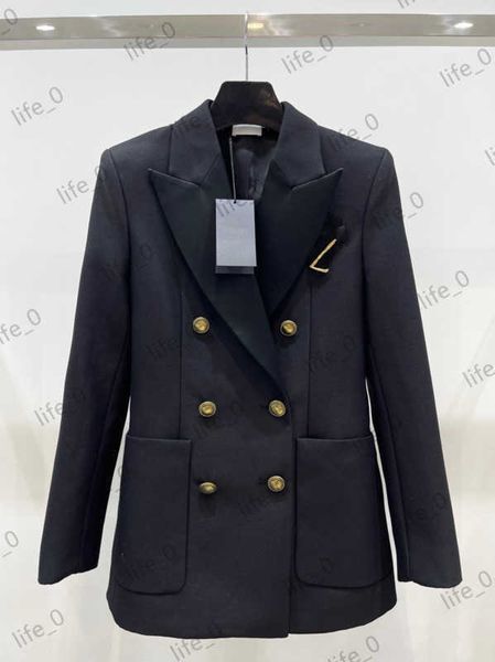 brand women jackets casual suit jacket lapel lettering logo gold thread embroidery coats double button medium length outerwear fashion wome, Black;brown
brand women jackets casual suit jacket lapel lettering logo gold thread embroidery coats double button medium length outerwear fashion wome, Black;brown