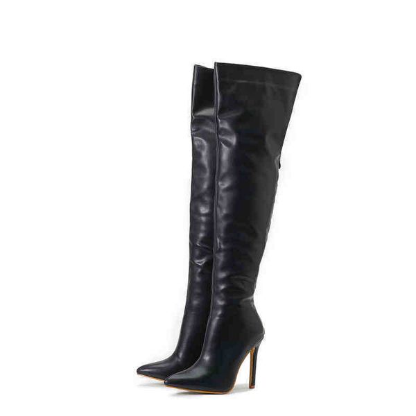boots women's knee high boots elegant winter shoes pointed high heels stage performance high boots 220913, Black
boots women's knee high boots elegant winter shoes pointed high heels stage performance high boots 220913, Black
