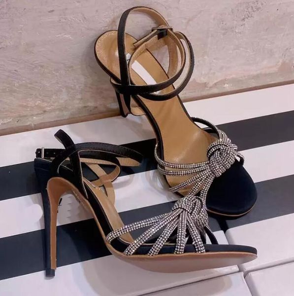 luxury brand women sandal high heel aquazzuras strass beaded stiletto heel sandals genuine leather open sandalies lady wedding bride dress p, Black
luxury brand women sandal high heel aquazzuras strass beaded stiletto heel sandals genuine leather open sandalies lady wedding bride dress p, Black