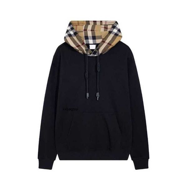 designer burbrerys mens hooded correct version of autumn and winter lattice hoodie loose long sleeved sweater for men women lovers casual tr, Black
designer burbrerys mens hooded correct version of autumn and winter lattice hoodie loose long sleeved sweater for men women lovers casual tr, Black