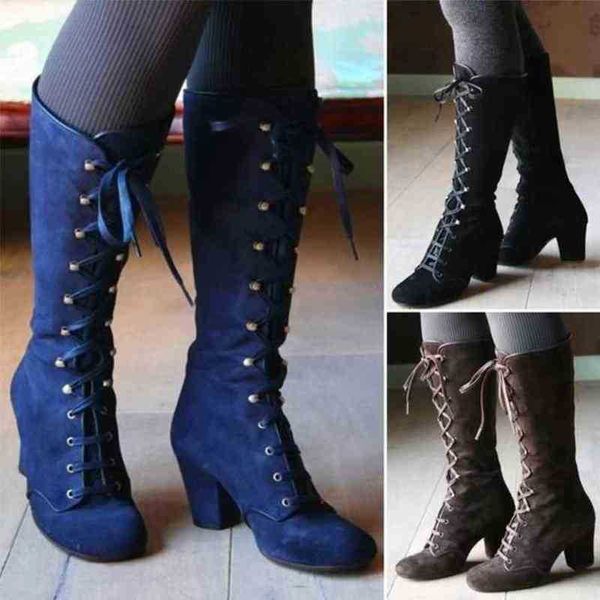 women boots new square head front lace up thick heel side zipper boot 's 0709, Black
women boots new square head front lace up thick heel side zipper boot 's 0709, Black