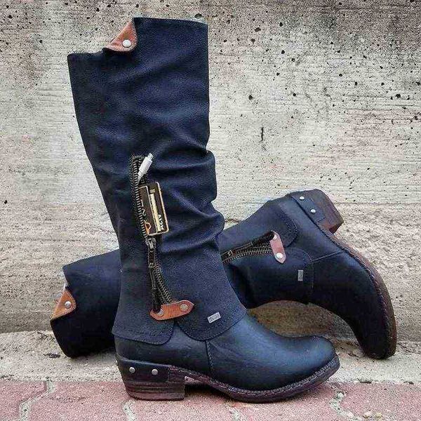boots women winter western punk warm shoes side zipper cowboy ladies booties 220805, Black
boots women winter western punk warm shoes side zipper cowboy ladies booties 220805, Black