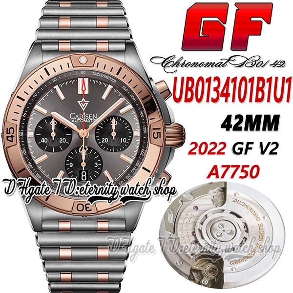 gf v2 b01 mens watch a7750 automatic chronograph gffub0134101b1u1 42mm two tone rose gold bituminous coal dial stainless bracelet super edit, Slivery;brown
gf v2 b01 mens watch a7750 automatic chronograph gffub0134101b1u1 42mm two tone rose gold bituminous coal dial stainless bracelet super edit, Slivery;brown