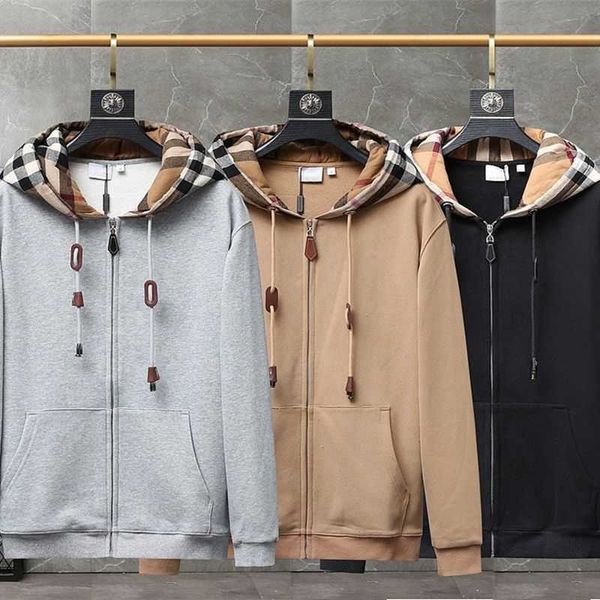 bubr designer hoodie mens tb hooded sweater classic plaid stitching cotton hoodies women zipper cardigan coat loose casual jacket, Black
bubr designer hoodie mens tb hooded sweater classic plaid stitching cotton hoodies women zipper cardigan coat loose casual jacket, Black