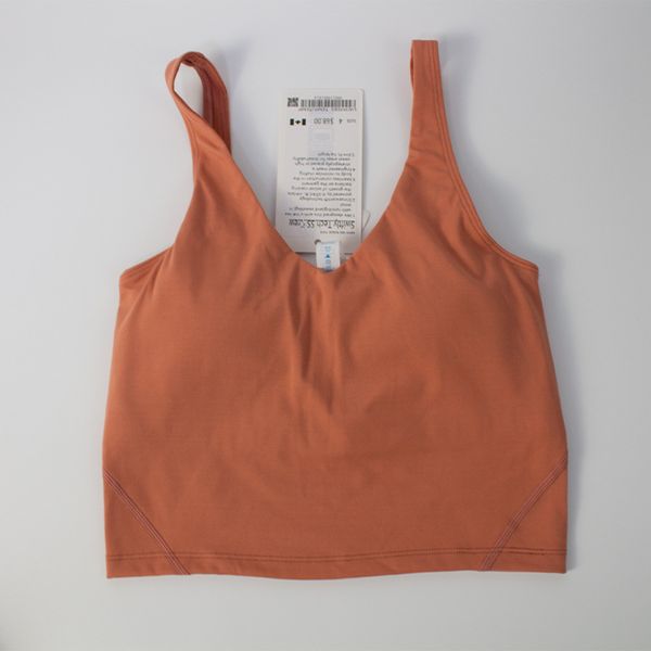 u ll bra align tank yoga outfit women summer t shirt solid crop sleeveless fashion vest 17 colors ter1, White
u ll bra align tank yoga outfit women summer t shirt solid crop sleeveless fashion vest 17 colors ter1, White