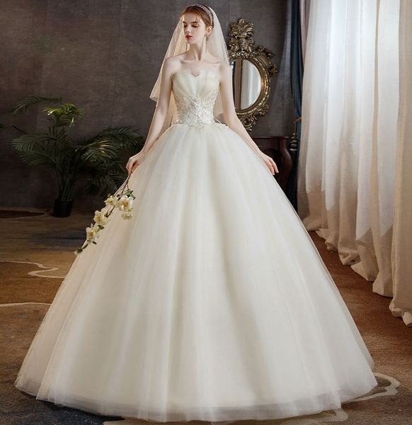 2023 new pattern sweetheart beads sequins and pearls handmade wedding gown super elegant and luxury strapless dress, White
2023 new pattern sweetheart beads sequins and pearls handmade wedding gown super elegant and luxury strapless dress, White