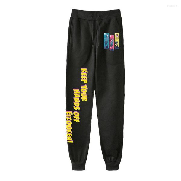 men's pants wamni keep your hands off eizouken elastic anime breathable polyester fabric trousers, Black
men's pants wamni keep your hands off eizouken elastic anime breathable polyester fabric trousers, Black