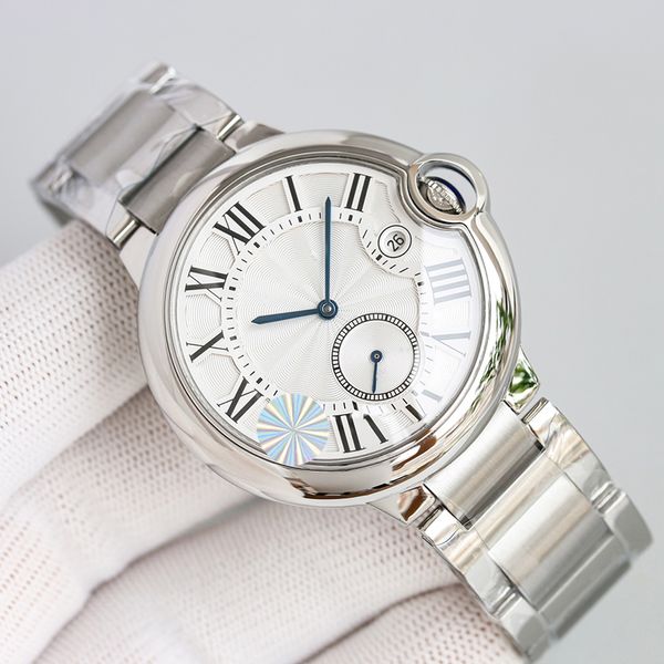 watch automatic mechanical mens bracelet waterproof 42mm business stainless steel boutique wristband montre de luxe, Silver
watch automatic mechanical mens bracelet waterproof 42mm business stainless steel boutique wristband montre de luxe, Silver