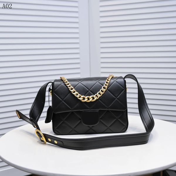 women's boutique sheepskin luxury designer shoulder bag solid fashion leisure crossbody bag retro hardware buckle shoulders belt size 2
women's boutique sheepskin luxury designer shoulder bag solid fashion leisure crossbody bag retro hardware buckle shoulders belt size 2