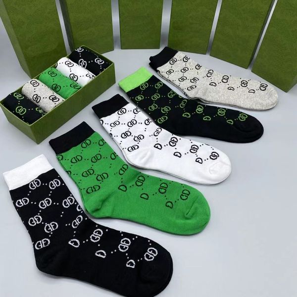 designer men's and women's socks eight luxury sports four seasons letter printing brand cotton men women garter box set gift, Black
designer men's and women's socks eight luxury sports four seasons letter printing brand cotton men women garter box set gift, Black