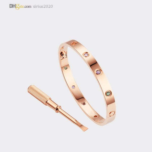 love bracelet designer bracelet for women classic bangle colored diamonds luxury jewelry titanium steel gold-plated never fade not allergic, Black
love bracelet designer bracelet for women classic bangle colored diamonds luxury jewelry titanium steel gold-plated never fade not allergic, Black