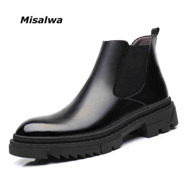 dres shoe misalwa classic chelsea boot for men height increased 4cm lift platform autumn italian british formal ankle high shoe 220723, Black
dres shoe misalwa classic chelsea boot for men height increased 4cm lift platform autumn italian british formal ankle high shoe 220723, Black