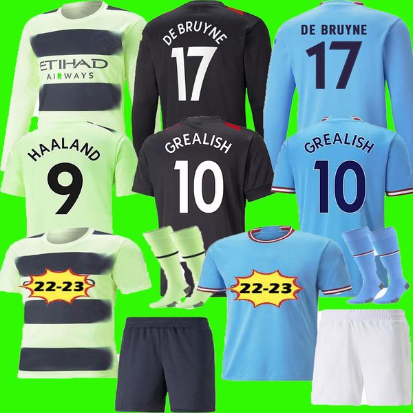 22 23 haaland 9 mancnester soccer jerseys alvarez foden grealish de bruyne 2022 2023 sterling bernardo mans long sleeve football shirts jers, Black;yellow
22 23 haaland 9 mancnester soccer jerseys alvarez foden grealish de bruyne 2022 2023 sterling bernardo mans long sleeve football shirts jers, Black;yellow