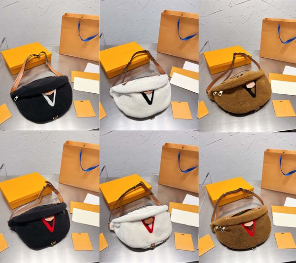 mens womens winter teddy waist bag designer fuzzy chest bags crossbody lamb wool genuine soft fur bumbag classic shoulder belt bag
mens womens winter teddy waist bag designer fuzzy chest bags crossbody lamb wool genuine soft fur bumbag classic shoulder belt bag