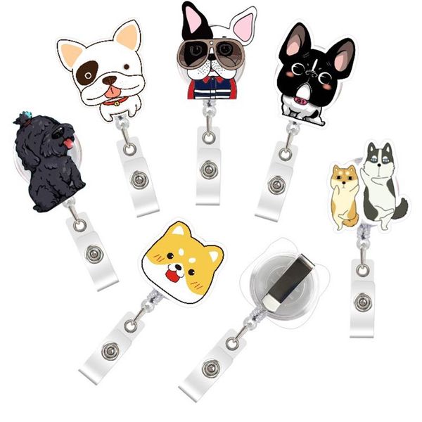 key rings new cute acrylic corgi husk dogs retractable badge reel nurse doctor student exhibition id card clips holder stationery dr smtli, Slivery;golden
key rings new cute acrylic corgi husk dogs retractable badge reel nurse doctor student exhibition id card clips holder stationery dr smtli, Slivery;golden