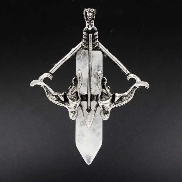 yowost natural gemstones pendants point sword shaped taper pendulums healing chakra tiger eye amethysts rose quartz jewelry reiki bh021, Silver
yowost natural gemstones pendants point sword shaped taper pendulums healing chakra tiger eye amethysts rose quartz jewelry reiki bh021, Silver