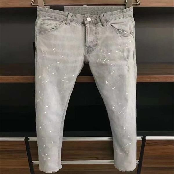 mens jeans designer ripped skinny trousers motorcycle moto biker hole slim men's fashion brand denim pants hip hop d2 9633 ds282w, Blue
mens jeans designer ripped skinny trousers motorcycle moto biker hole slim men's fashion brand denim pants hip hop d2 9633 ds282w, Blue