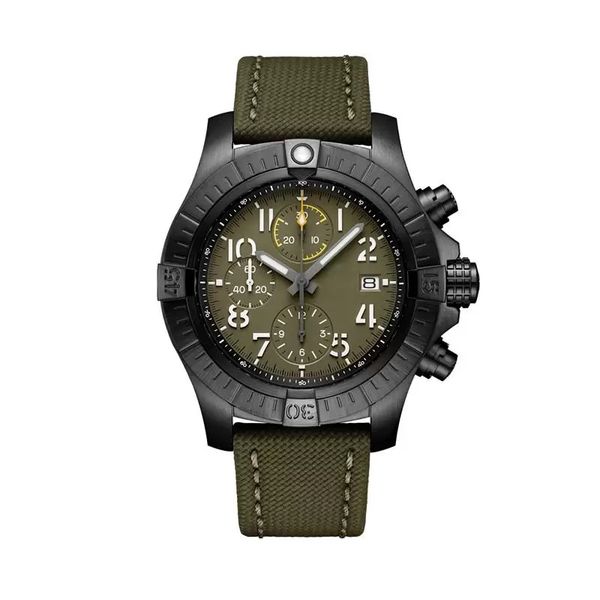 mens watch full black case green dial canvas leather new super men watches quartz chronograph stainless steel sapphire crystal, Slivery;brown
mens watch full black case green dial canvas leather new super men watches quartz chronograph stainless steel sapphire crystal, Slivery;brown