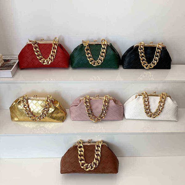 evening bags thick gold chain handbags for wome buckle shoulder bag 2022 trend weave leather crossbody bags ladies totes 8465 220623
evening bags thick gold chain handbags for wome buckle shoulder bag 2022 trend weave leather crossbody bags ladies totes 8465 220623