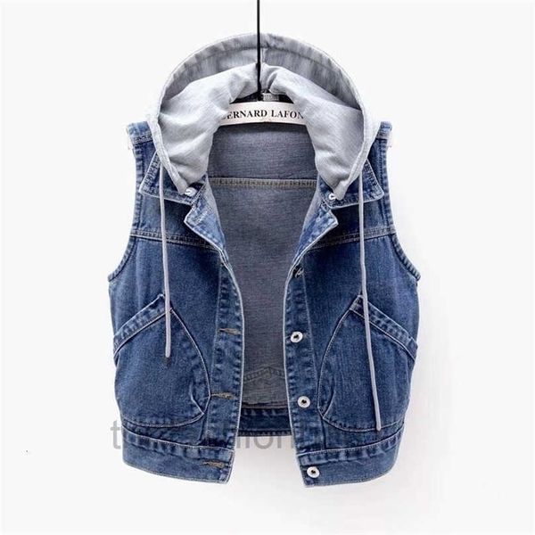 denim vest women's spring and autumn clothes sleeveless wild short hooded jacket women denim jeans female, Black;white
denim vest women's spring and autumn clothes sleeveless wild short hooded jacket women denim jeans female, Black;white