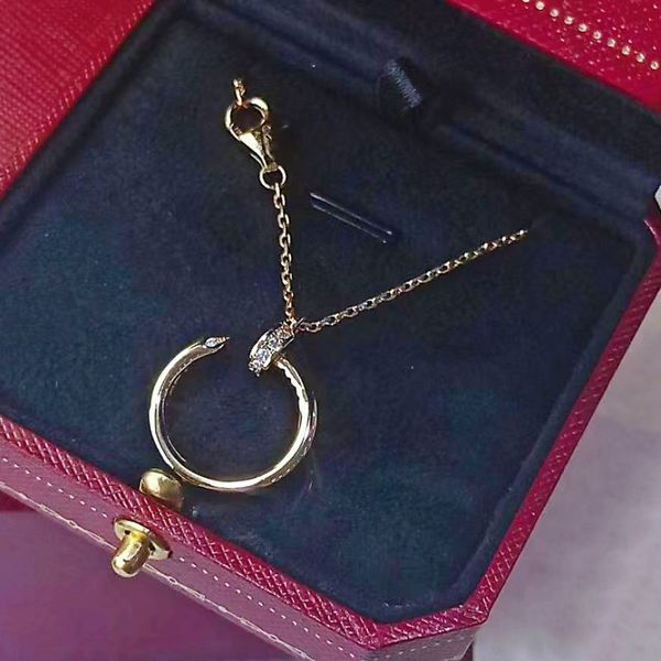 luxury nail necklace fashion designer pendant designer 18k valentine's day gift 316l stainless steel jewelry wholesale, Silver
luxury nail necklace fashion designer pendant designer 18k valentine's day gift 316l stainless steel jewelry wholesale, Silver