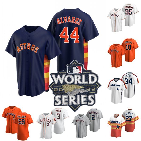 college baseball wears yordan alvarez astros 2022 world series jersey jose altuve jeremy pena kyle tucker justin verlander framber valdez al, Black
college baseball wears yordan alvarez astros 2022 world series jersey jose altuve jeremy pena kyle tucker justin verlander framber valdez al, Black
