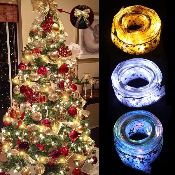 ribbon fairy light christmas decoration xmas tree ornaments for home 2022 bows string lights navidad natal new year 2023
ribbon fairy light christmas decoration xmas tree ornaments for home 2022 bows string lights navidad natal new year 2023