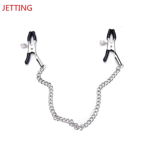 toys massager nipple clamps slave metal chain breast clip sm bondage toy game clitoris clamp for couples
toys massager nipple clamps slave metal chain breast clip sm bondage toy game clitoris clamp for couples