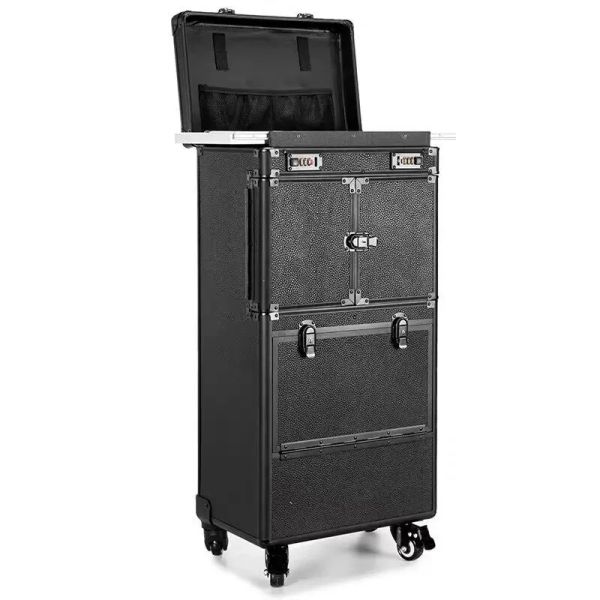 suitcases women large capacity trolley cosmetic case rolling luggage retro beauty tattoo suitcase,nail makeup toolbox studio, Black;red
suitcases women large capacity trolley cosmetic case rolling luggage retro beauty tattoo suitcase,nail makeup toolbox studio, Black;red