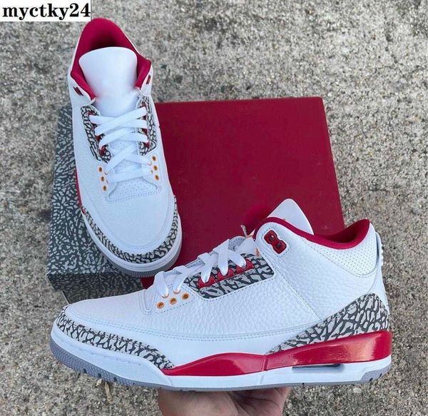 2022 authentic 3 cardinal red shoes white light curry cement grey men women outdoor sports sneakers with box
2022 authentic 3 cardinal red shoes white light curry cement grey men women outdoor sports sneakers with box