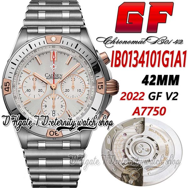 gf v2 b01 mens watch a7750 automatic chronograph gffib0134101g1a1 42mm two tone rose gold silver dial stick markers steel bracelet super edi, Slivery;brown
gf v2 b01 mens watch a7750 automatic chronograph gffib0134101g1a1 42mm two tone rose gold silver dial stick markers steel bracelet super edi, Slivery;brown