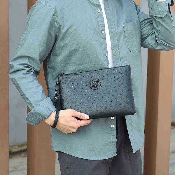 evening bag fashion men clutch bag ostrich pattern black designer handbags party purse wallet business man envelope hand bags 220728
evening bag fashion men clutch bag ostrich pattern black designer handbags party purse wallet business man envelope hand bags 220728