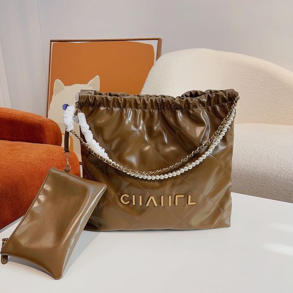 22a shopping calfskin quilted bags pearl handle chain tote genuine leather gold metal hardware shoulder crossbody outdoor large capacity cas
22a shopping calfskin quilted bags pearl handle chain tote genuine leather gold metal hardware shoulder crossbody outdoor large capacity cas
