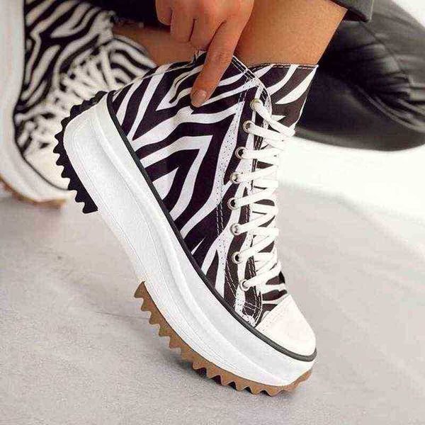 boots 2022 women platform canvas sneakers lace-up high female casual shoes fashion zebra pattern lace up lady sport 220805, Black
boots 2022 women platform canvas sneakers lace-up high female casual shoes fashion zebra pattern lace up lady sport 220805, Black