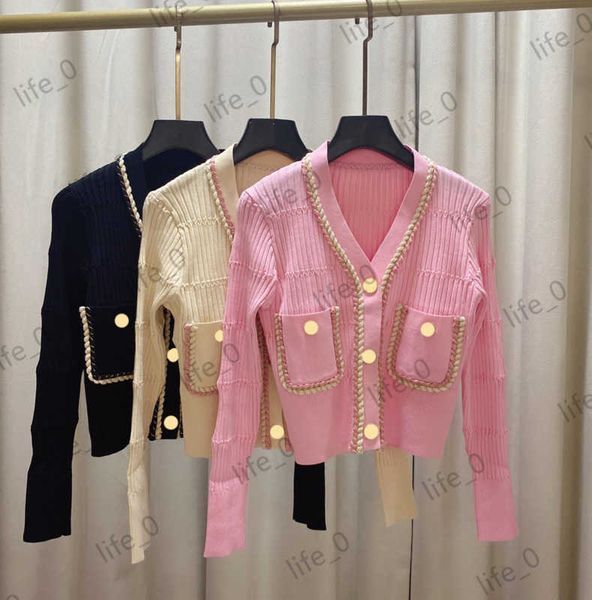 designer cardigan womens sweater colorful spiral stripe decoration metal button v-neck pocket knitwear cardigans women sweaters 3 colors 19, White;black
designer cardigan womens sweater colorful spiral stripe decoration metal button v-neck pocket knitwear cardigans women sweaters 3 colors 19, White;black