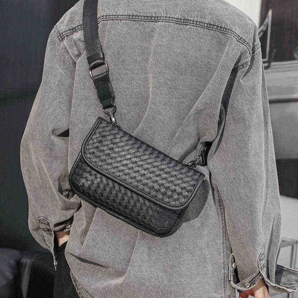 evening bag designer handbag men shoulder crossbody bags handmade weave breast messenger bag flap leather phone wallet 220728
evening bag designer handbag men shoulder crossbody bags handmade weave breast messenger bag flap leather phone wallet 220728