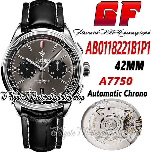gf v2 premier b01 mens watch a7750 automatic chronograph gffab0118221b1p1 gray dial stainless steel case leather strap super edition eternit, Slivery;brown
gf v2 premier b01 mens watch a7750 automatic chronograph gffab0118221b1p1 gray dial stainless steel case leather strap super edition eternit, Slivery;brown