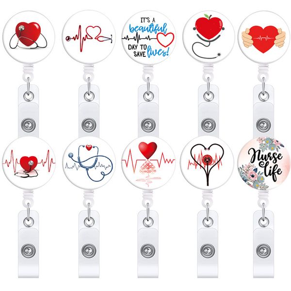 key rings s quality retractable nurse doctor badge holder fashion stethoscope love heart keychains lanyard id card drop delivery 2022 smtm9, Slivery;golden
key rings s quality retractable nurse doctor badge holder fashion stethoscope love heart keychains lanyard id card drop delivery 2022 smtm9, Slivery;golden