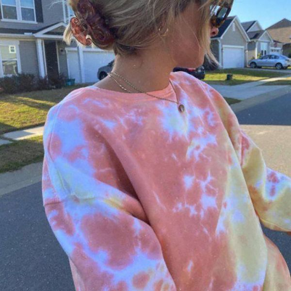 tie-dye letters printing crewneck hoodies women long sleeve t-shirt sweatshirts designer new plus size loose casual streetwear asian size x, Black
tie-dye letters printing crewneck hoodies women long sleeve t-shirt sweatshirts designer new plus size loose casual streetwear asian size x, Black
