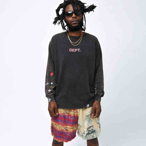 fleece wash 2022 multi cotton t shirt galery deps heavy water designer used fashion splash ink hand-painted street loose crack, Black
fleece wash 2022 multi cotton t shirt galery deps heavy water designer used fashion splash ink hand-painted street loose crack, Black